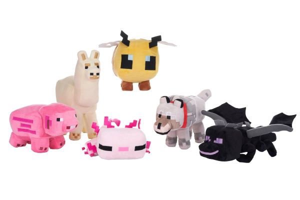 (Mis 3) MINECRAFT Peluche 26cm – 6ass…x48